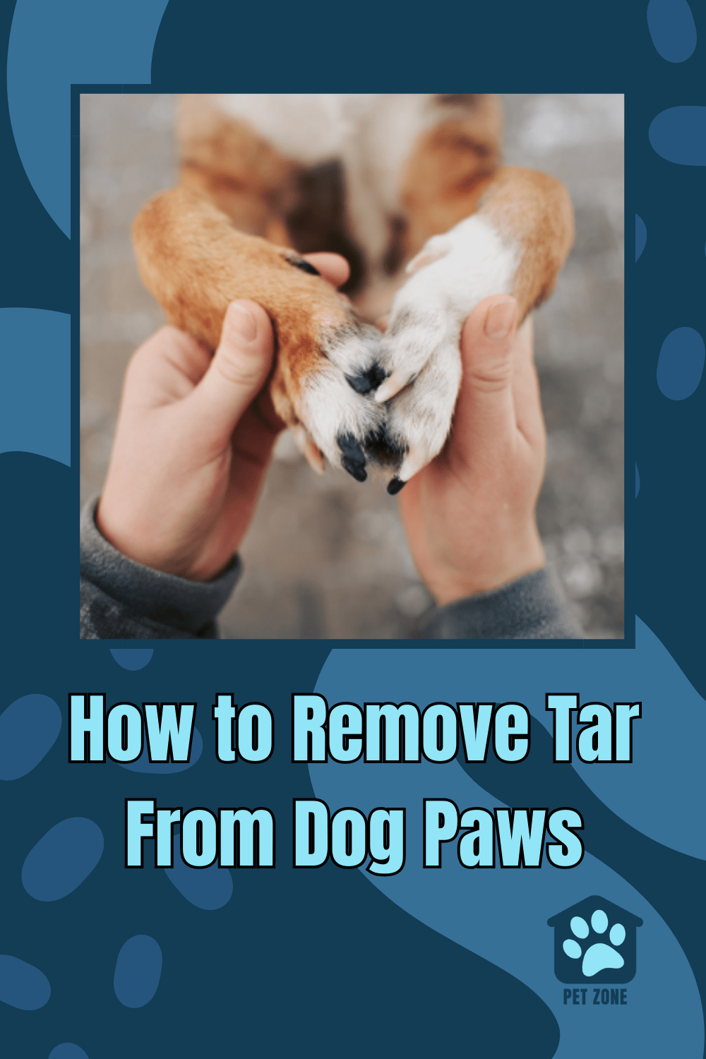 How to Remove Tar From Dog Paws