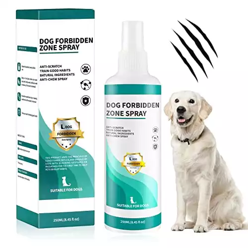 No Chew Spray for Dogs & Cats - Cat Spray Deterrent, 250ML 8FL/OZ - Anti-Scratching & Biting, Protect Furniture, Floor & Plants & Safe for Pets